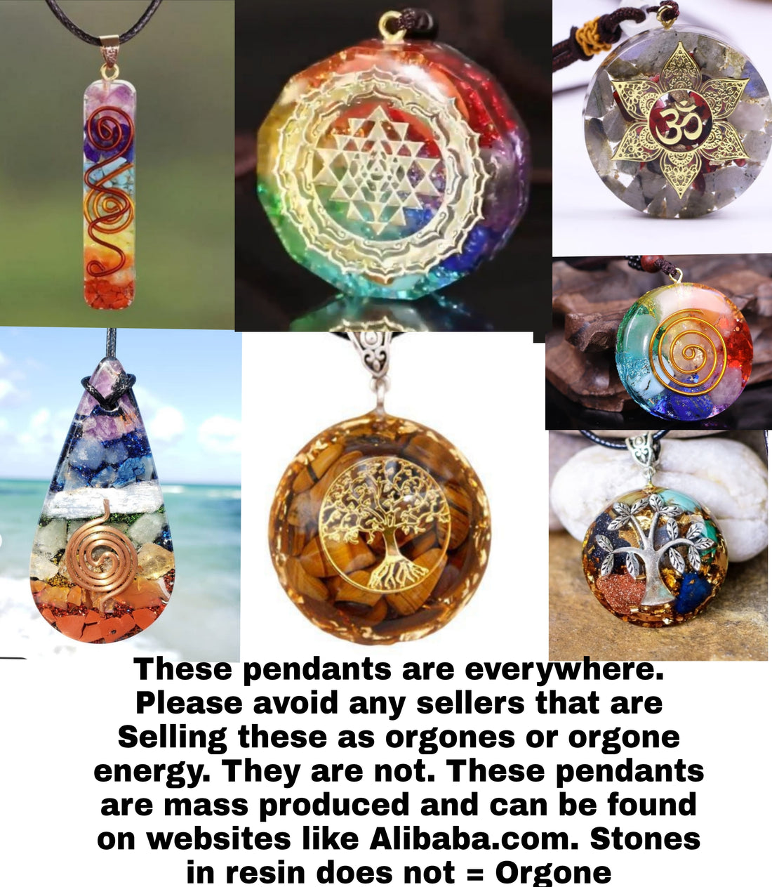 Resin art vs Orgonite
