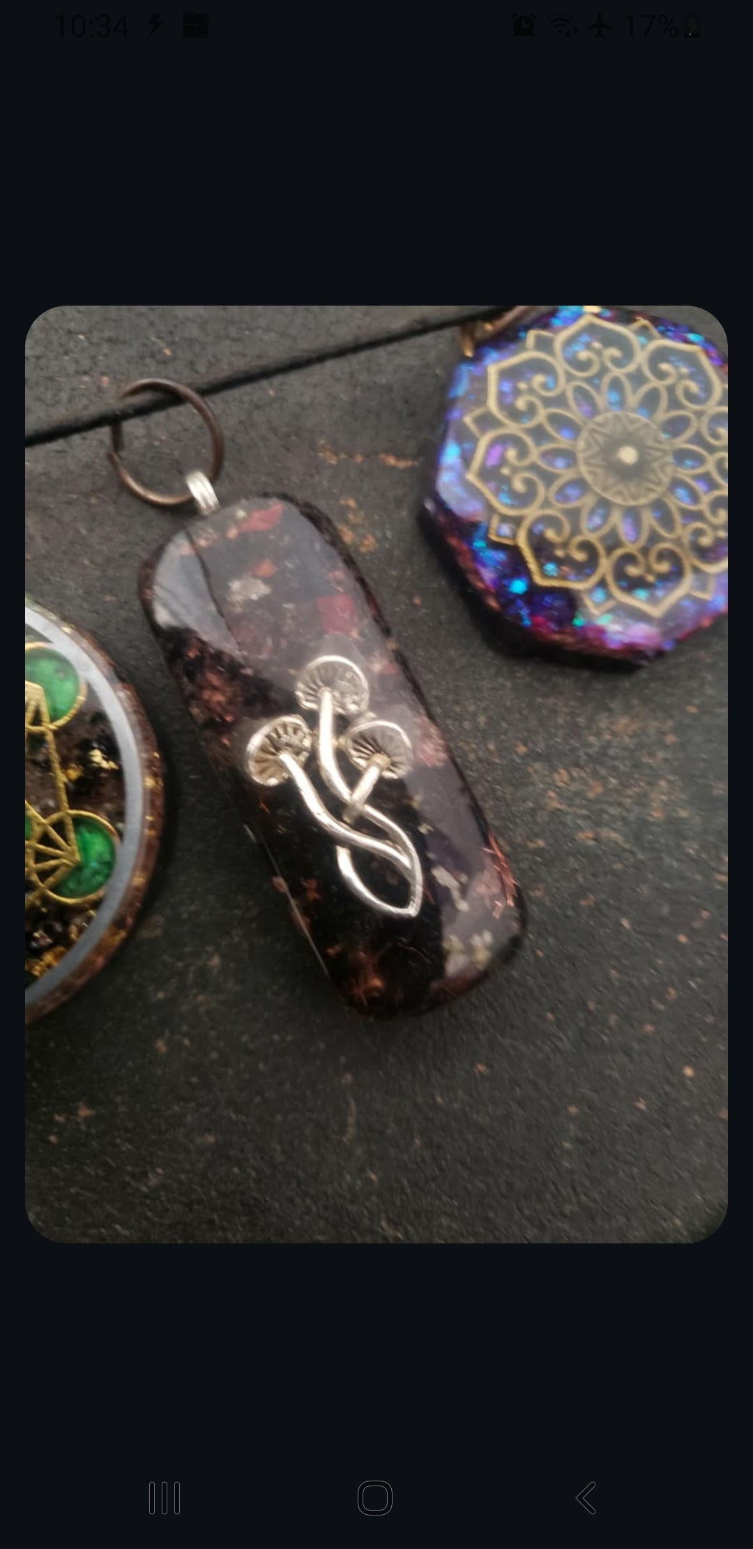 Mushroom pendant for lara