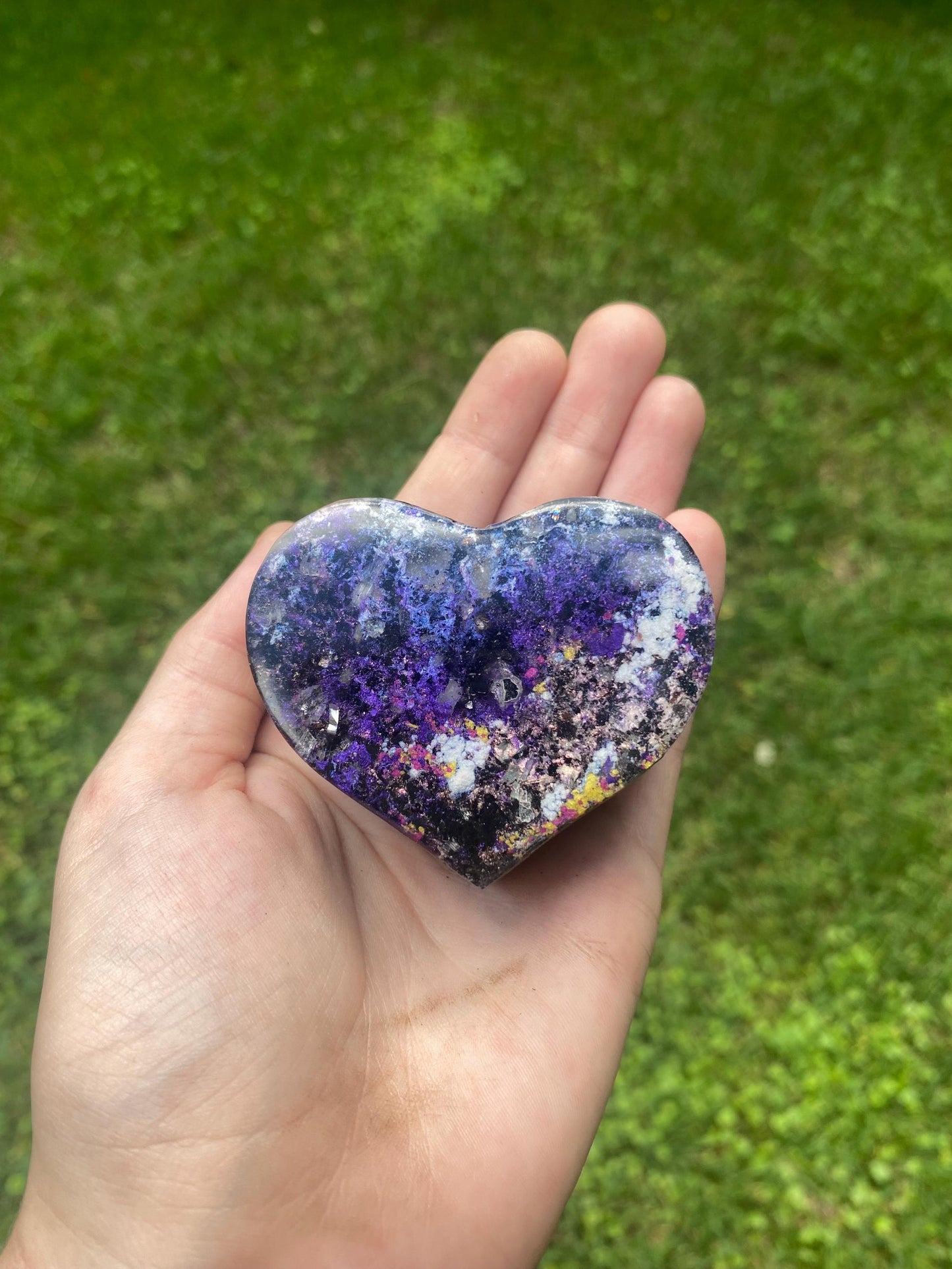 Heart Shape, Tower Buster! Home Protection, 5G Protection, EMF Protection. Elite Shungite. Black Tourmaline. Selenite.