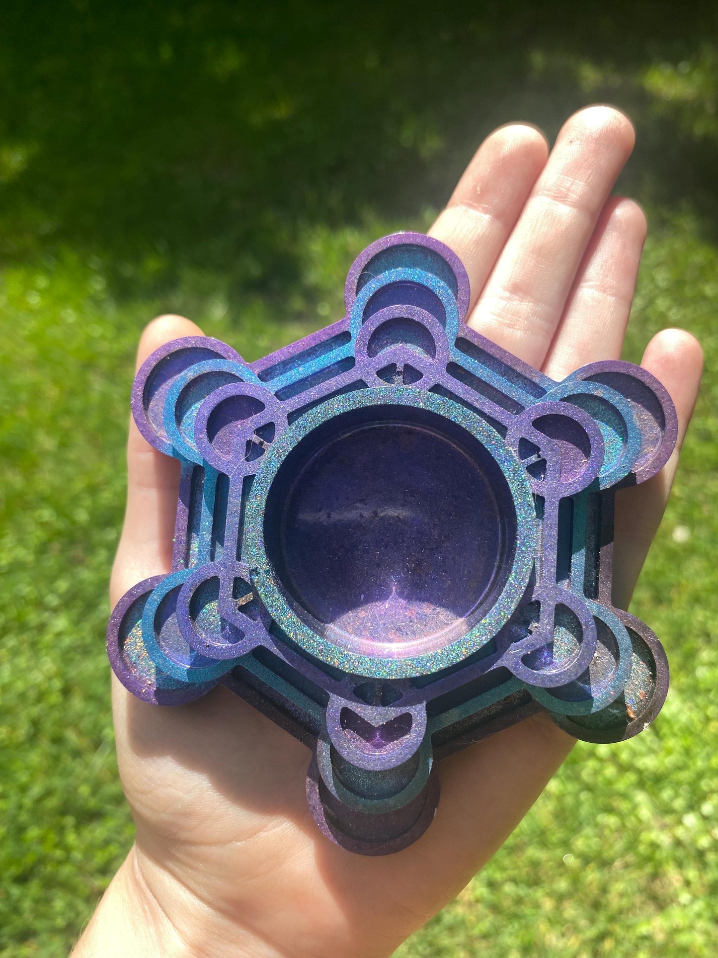 Metatrons Cube. Orgone Candle Holder! Home Protection, 5G Protection, EMF Protection. Elite Shungite. Black Tourmaline. Selenite.