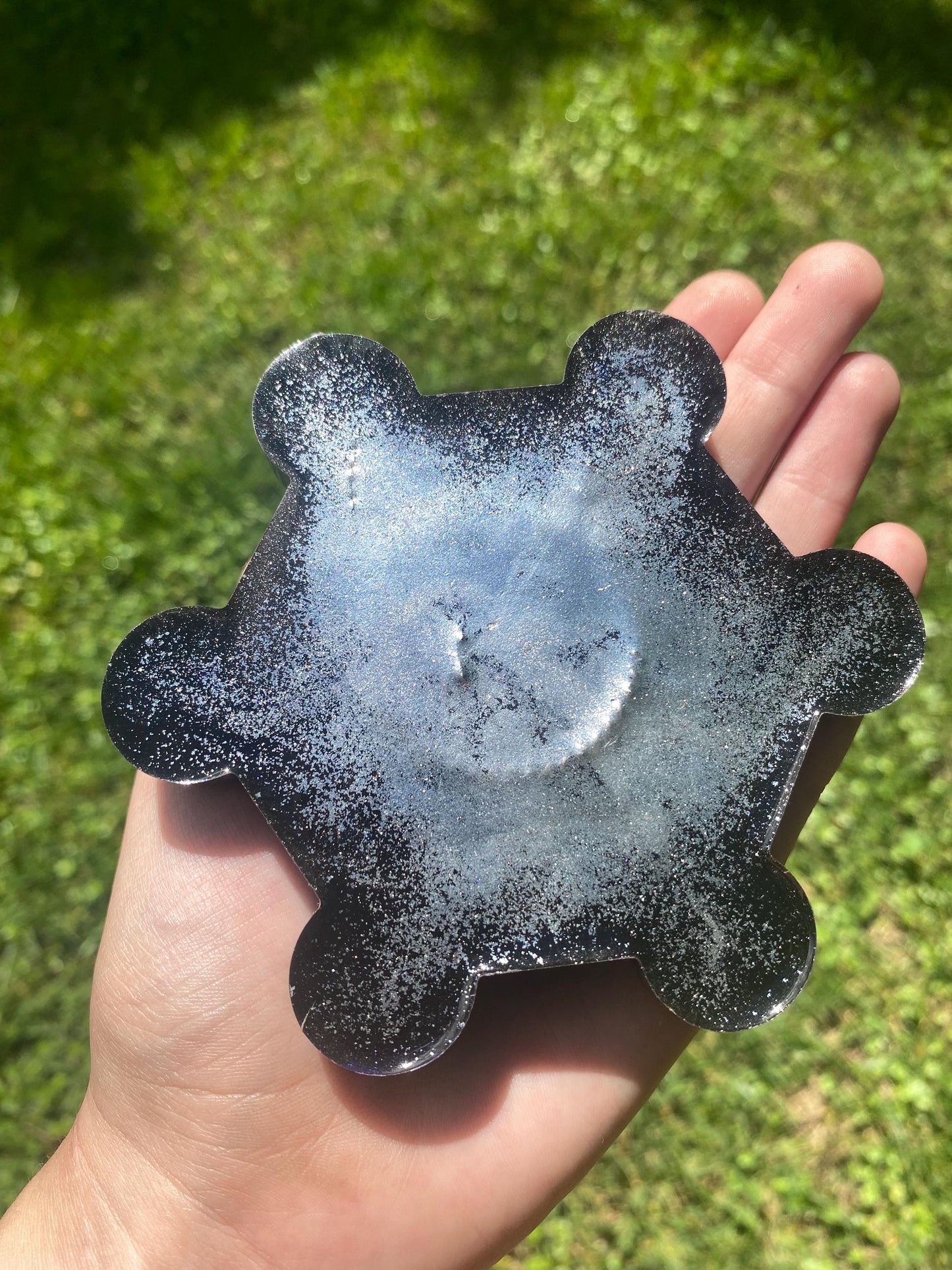 Metatrons Cube. Orgone Candle Holder! Home Protection, 5G Protection, EMF Protection. Elite Shungite. Black Tourmaline. Selenite.