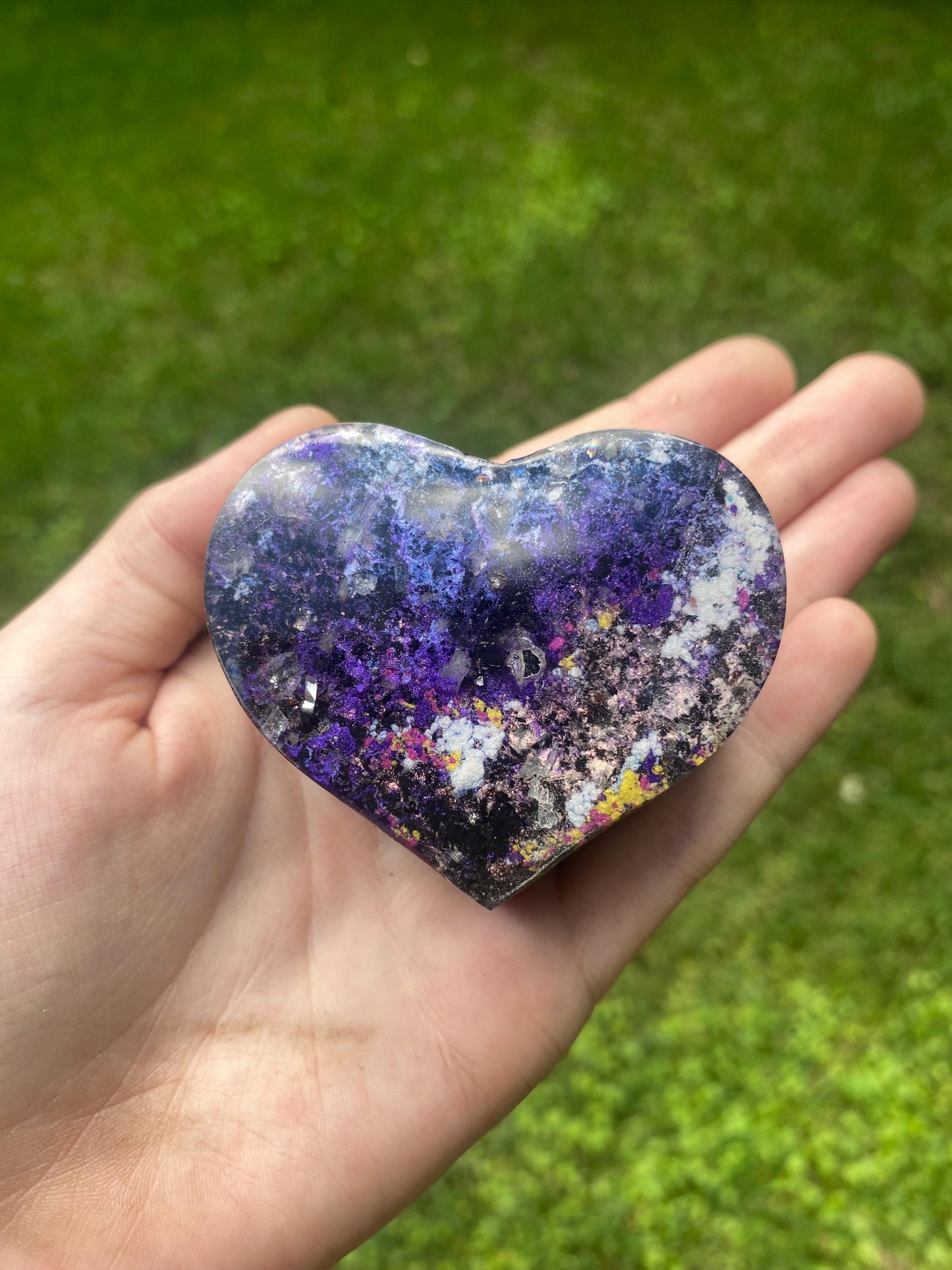 Heart Shape, Tower Buster! Home Protection, 5G Protection, EMF Protection. Elite Shungite. Black Tourmaline. Selenite.