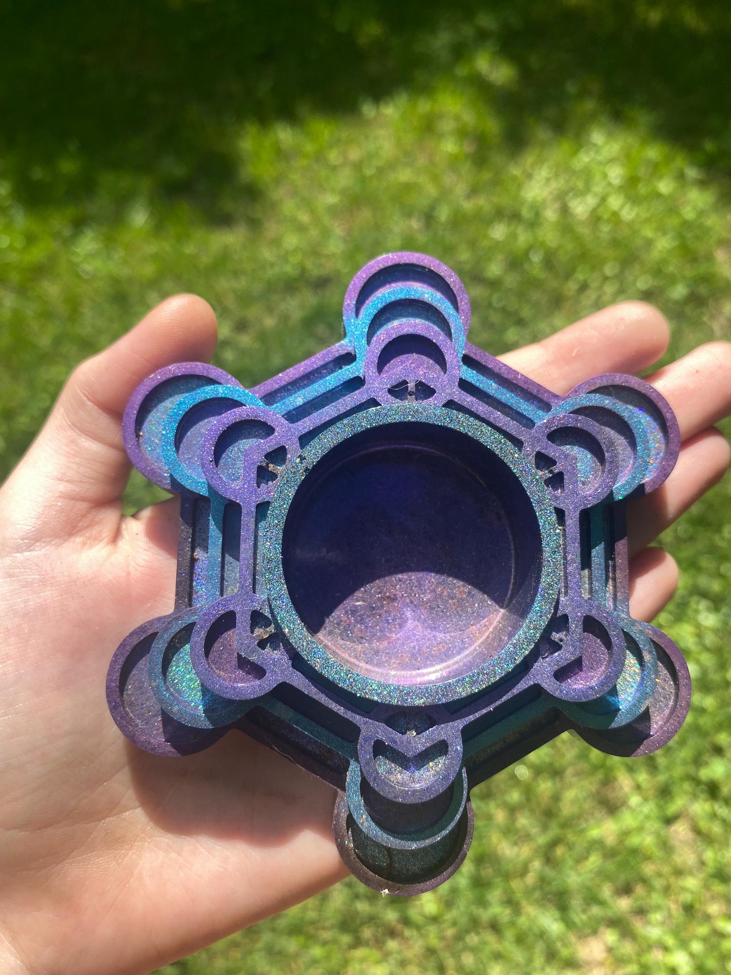 Metatrons Cube. Orgone Candle Holder! Home Protection, 5G Protection, EMF Protection. Elite Shungite. Black Tourmaline. Selenite.