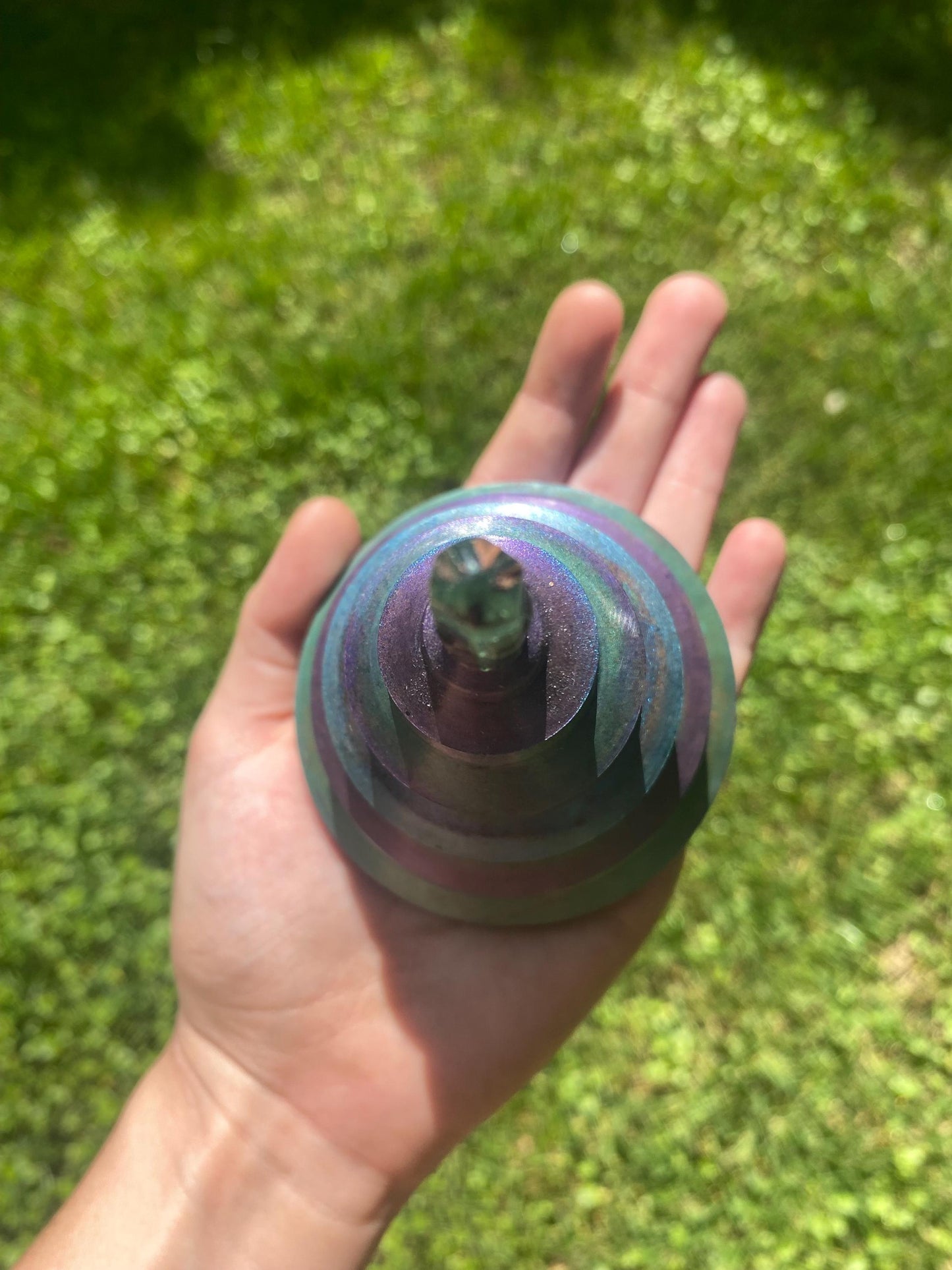 Circular Orgone Pyramid! Home Protection, 5G Protection, EMF Protection. Elite Shungite. Made With Fluorite